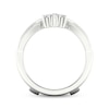 Thumbnail Image 4 of Baguette & Round-Cut Diamond Enhancer Ring 1/2 ct tw 14K White Gold