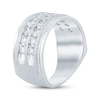 Thumbnail Image 2 of Men’s Round-Cut Diamond Wedding Band 2 ct tw 10K White Gold