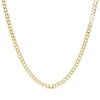 Thumbnail Image 1 of Solid Curb Chain Necklace 3.9mm 10K Yellow Gold 18”