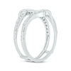 Thumbnail Image 1 of Round-Cut Diamond Enhancer Ring 1/2 ct tw 14K White Gold