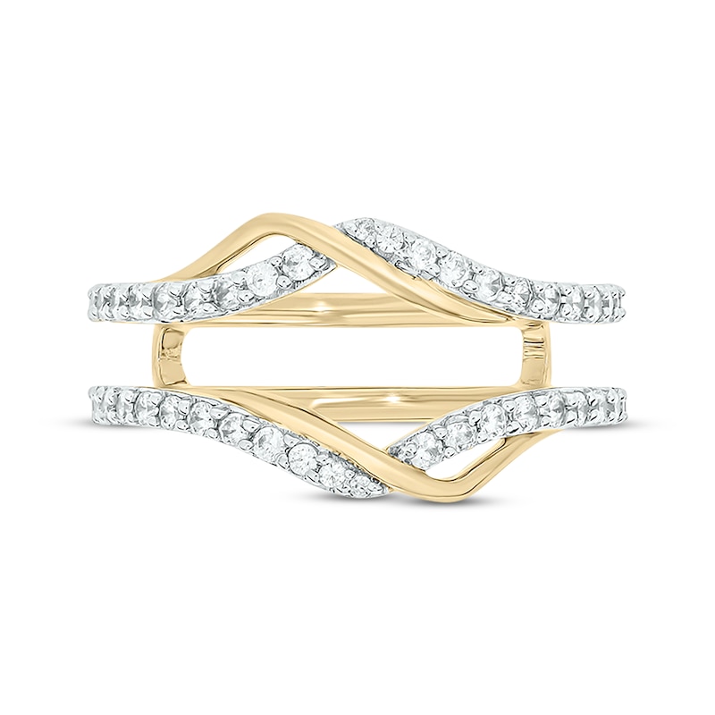 Main Image 4 of Round-Cut Diamond Enhancer Ring 1/2 ct tw 14K Yellow Gold