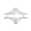 Thumbnail Image 4 of Baguette & Round-Cut Diamond Enhancer Ring 1/2 ct tw 14K White Gold