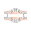 Thumbnail Image 4 of Round-Cut Diamond Double-Row Enhancer Ring 3/4 ct tw 14K Rose Gold