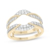 Thumbnail Image 0 of Round-Cut Diamond Double-Row Enhancer Ring 3/4 ct tw 14K Yellow Gold