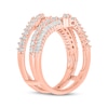 Thumbnail Image 2 of Baguette & Round-Cut Diamond Enhancer Ring 1 ct tw 14K Rose Gold