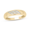 Thumbnail Image 1 of Men’s Round-Cut Diamond Wedding Band 1/10 ct tw 10K Yellow Gold