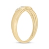 Thumbnail Image 2 of Men’s Round-Cut Diamond Wedding Band 1/10 ct tw 10K Yellow Gold