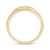 Thumbnail Image 3 of Men’s Round-Cut Diamond Wedding Band 1/10 ct tw 10K Yellow Gold