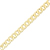 Thumbnail Image 2 of Solid Curb Chain Necklace 3.9mm 10K Yellow Gold 20”