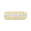 Thumbnail Image 4 of Now + Forever Men's Diamond Grooved Wedding Band 1/2 ct tw 10K Yellow Gold