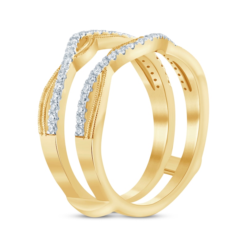 Diamond Enhancer Ring 1/4 ct tw 14K Yellow Gold