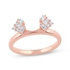 Thumbnail Image 1 of Baguette, Princess & Round-Cut Diamond Enhancer Ring 1/4 ct tw 14K Rose Gold