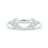 Thumbnail Image 4 of Baguette, Princess & Round-Cut Diamond Enhancer Ring 1/4 ct tw 14K White Gold