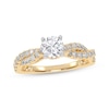 Thumbnail Image 0 of Lab-Created Diamonds by KAY Round-Cut Twist Engagement Ring 1 ct tw 14K Yellow Gold