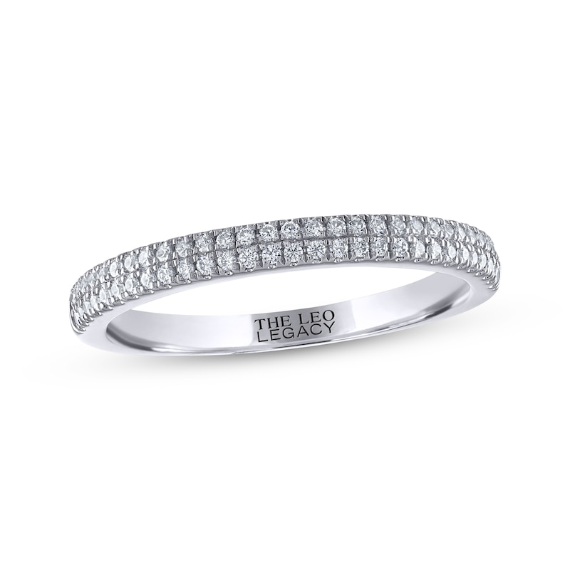 Main Image 1 of THE LEO Legacy Lab-Grown Diamond Anniversary Band 1/5 ct tw 14K White Gold