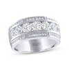 Thumbnail Image 1 of Men's THE LEO Legacy Lab-Grown Diamond Wedding Band 2-3/4 ct tw 14K White Gold