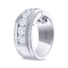 Thumbnail Image 2 of Men's THE LEO Legacy Lab-Grown Diamond Wedding Band 2-3/4 ct tw 14K White Gold