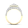 Thumbnail Image 4 of Men's Oval & Round-Cut Diamond Ring 3 ct tw 14K Yellow Gold Size 10