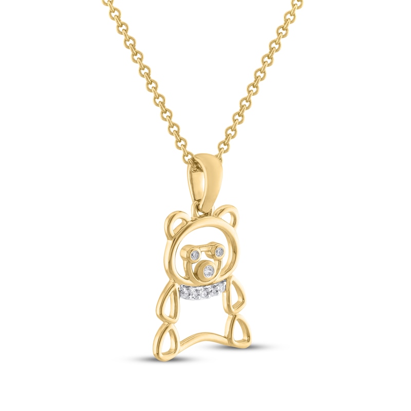 Teddy Bear Jewelry Collection Honoring St. Jude Diamond Accent