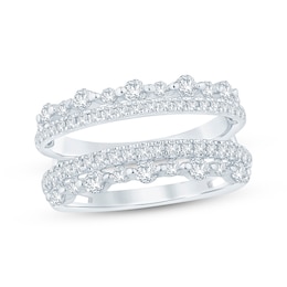 Now + Forever Diamond Enhancer Ring 1 ct tw 14K White Gold