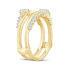 Thumbnail Image 2 of Pear-Shaped & Round-Cut Diamond Enhancer Ring 5/8 ct tw 14K Yellow Gold