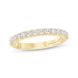 Monique Lhuillier Bliss Lab-Created Diamond Anniversary Ring 1/2 ct tw 18K Yellow Gold