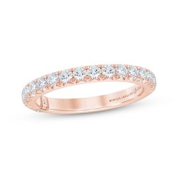 Monique Lhuillier Bliss Lab-Grown Diamond Anniversary Ring 1/2 ct tw 18K Rose Gold