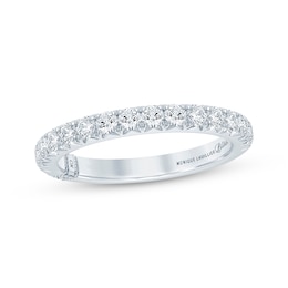 Monique Lhuillier Bliss Lab-Grown Diamond Anniversary Ring 1/2 ct tw 18K White Gold