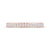 Thumbnail Image 4 of Monique Lhuillier Bliss Lab-Grown Diamond Wedding Band 1/2 ct tw 18K Rose Gold