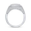 Thumbnail Image 3 of Men's Diamond Square Ring 2 ct tw Sterling Silver