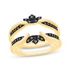 Thumbnail Image 1 of Black Diamond Enhancer Ring 3/8 ct tw 14K Yellow Gold