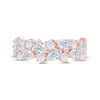 Thumbnail Image 4 of Monique Lhuillier Bliss Pear-Shaped & Round-Cut Lab-Grown Diamond Wedding Band 2 ct tw 18K Rose Gold