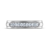 Thumbnail Image 3 of Men's Round and Baguette-Cut Diamond Wedding Band 1/3 ct tw 14K White Gold