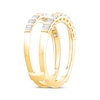 Thumbnail Image 1 of Princess-Cut Diamond Channel-Set Enhancer Ring 1 ct tw 14 Yellow Gold