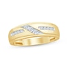 Thumbnail Image 1 of Men's Diamond Wedding Band 1/4 ct tw 10K Yellow Gold