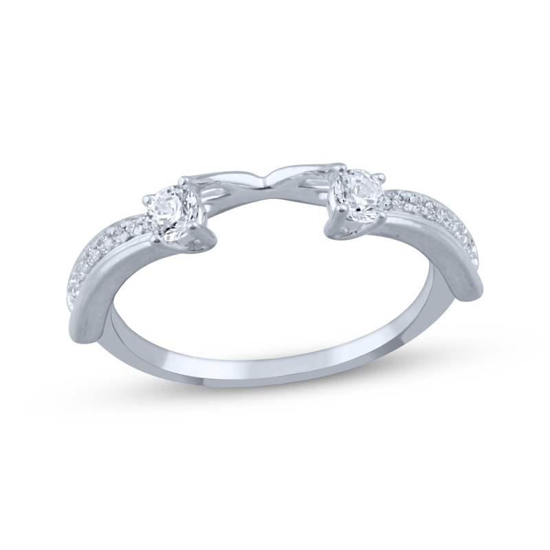 Main Image 1 of Diamond Wrap Enhancer Ring 1/3 ct tw 14K White Gold