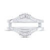 Thumbnail Image 3 of Baguette & Round-Cut Diamond Enhancer Ring 1/4 ct tw 14K White Gold