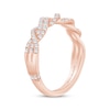 Thumbnail Image 2 of Monique Lhuillier Bliss Lab-Grown Diamond Multi-Row Twist Anniversary Ring 3/8 ct tw 18K Rose Gold