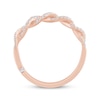 Thumbnail Image 3 of Monique Lhuillier Bliss Lab-Grown Diamond Multi-Row Twist Anniversary Ring 3/8 ct tw 18K Rose Gold