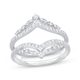 Now + Forever Diamond Enhancer Ring 3/8 ct tw 14K White Gold