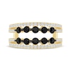 Thumbnail Image 3 of Black & White Diamond Enhancer Ring 1-1/4 ct tw 14K Yellow Gold