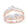 Thumbnail Image 1 of Marquise & Round-Cut Diamond Enhancer Ring 5/8 ct tw 14K Rose Gold