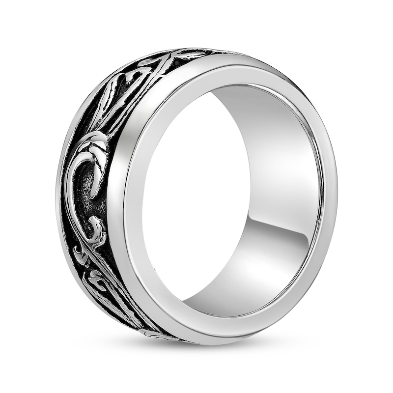 Men's Scrollwork Ring Stainless Steel