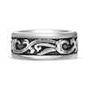 Thumbnail Image 3 of Men's Scrollwork Ring Stainless Steel