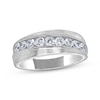 Thumbnail Image 0 of Men's Diamond Wedding Band 1 ct tw 10K White Gold