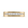 Thumbnail Image 3 of Men's Square & Round-Cut Diamond Wedding Band 5/8 ct tw 10K Yellow Gold