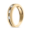 Thumbnail Image 2 of Men's Diamond Wedding Band 3/8 ct tw 10K Yellow Gold