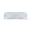 Thumbnail Image 3 of Men's Round-Cut Diamond Mesh Pattern Band 1/3 ct tw 10K White Gold