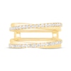 Thumbnail Image 3 of Diamond Crossover Enhancer Ring 3/8 ct tw 14K Yellow Gold