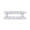 Thumbnail Image 2 of Baguette & Round-Cut Diamond Enhancer Ring 1/2 ct tw 14K White Gold